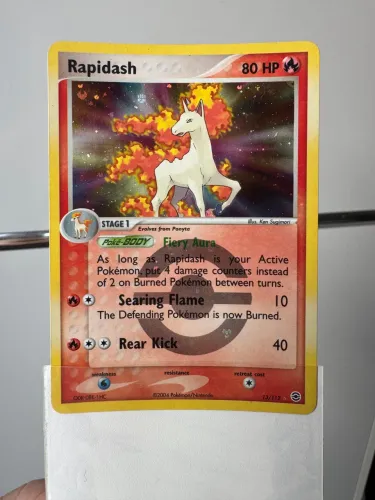 Carta Pokémon Rapidash 13/112 NM Reverse Foil - FireRed & LeafGreen (RG) 