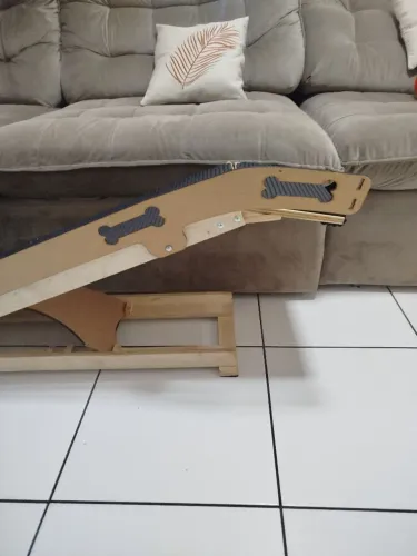 Rampa Pet Ajustável Antiderrapante 4 Níveis - Cães e Gatos