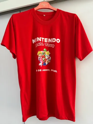 Camisa Super Mario Nintendo Switch 2