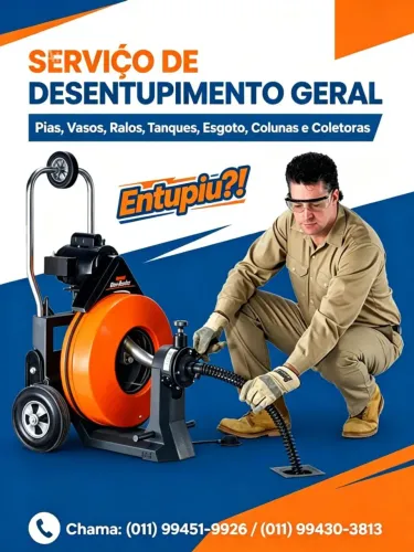 Desentupidora em Arujá e Guarulhos 