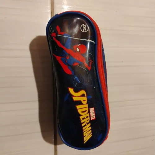 Estojo 3 divisórias homem aranha
