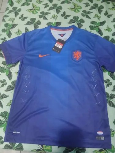 Camisa seleção da Holanda azul 2014