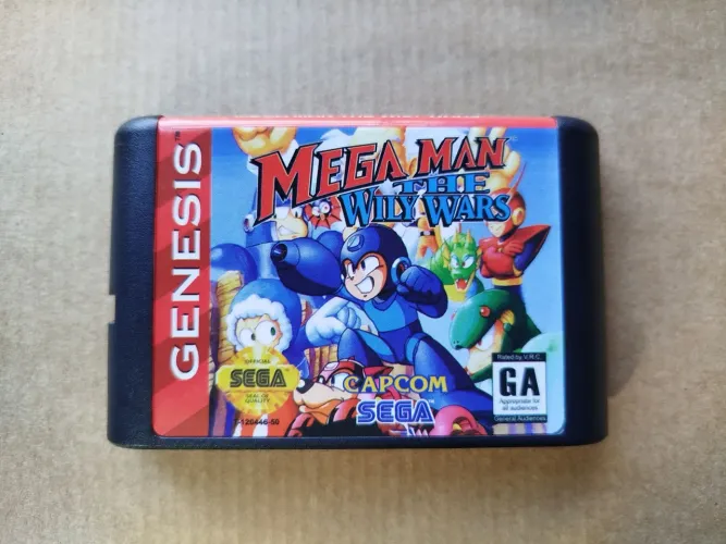 Megaman: The Willy Wars - Cartucho para Mega Drive, Sega Gênesis