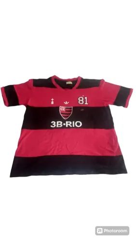 Camisa retrô Flamengo campeão mundial 81