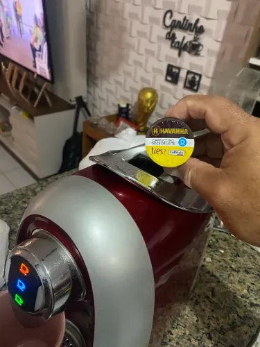 Cafeteira Espresso Modo Vermelha Automática - TRES 3 Corações