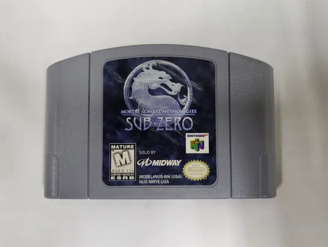 Mortal Kombat Mythologies Sub-zero 64 Original