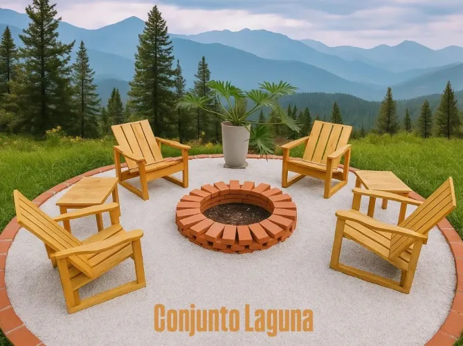 Conjunto rústico Laguna 