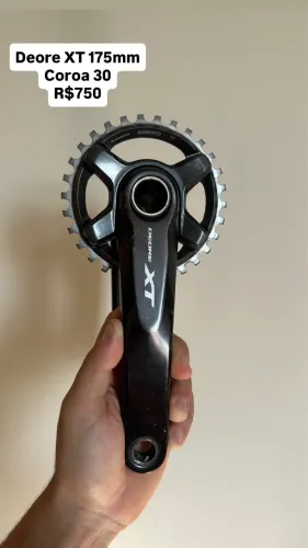 Pedivela Deore XT coroa 30T zerado