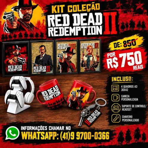 Kit COLEÇÃO RED DEAD 2<br><br>REDEMPTION 2
