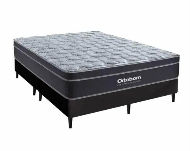 Cama box ORTOBOM - tamanho queen size