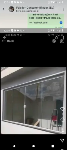 Vendo janela blindex
