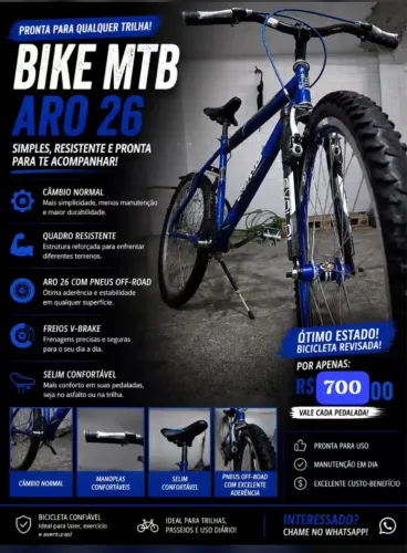 Bicicleta Aro 26