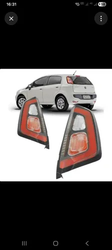 Lanterna traseira fiat punto 2013