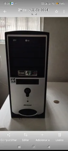 CPU+leitora cd sata