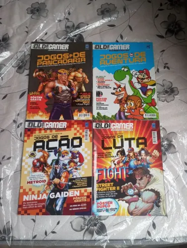Revistas Old Gamer 25, 26, 28 e 29