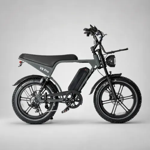 Bicicleta Elétrica V8 Pro 1000w 48v 15ah Aro 20 Fat Bike