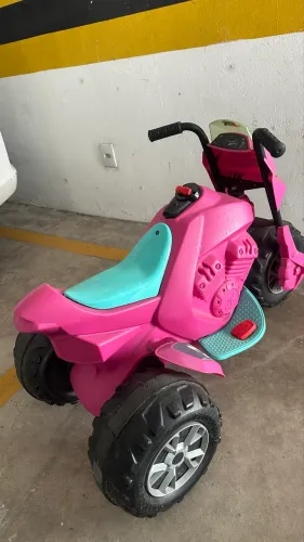 Moto Thunder Rosa Elétrica 12v - Bandeirante
