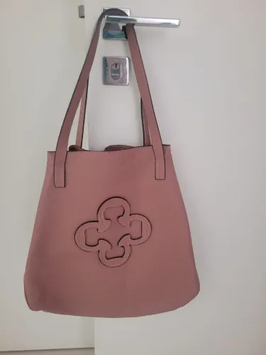 Bolsa Capodarte Original Couro Legítimo Rosa Antigo - Impecável