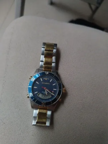 OPORTUNIDADE ÚNICA - RELÓGIO TECHNOS PULSO DOURADO ORIGINAL 