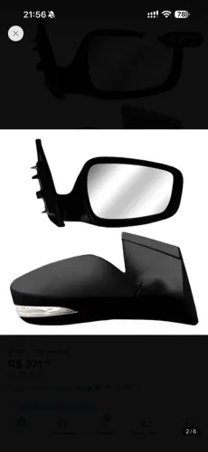 Retrovisor HB20 com piscar 150
