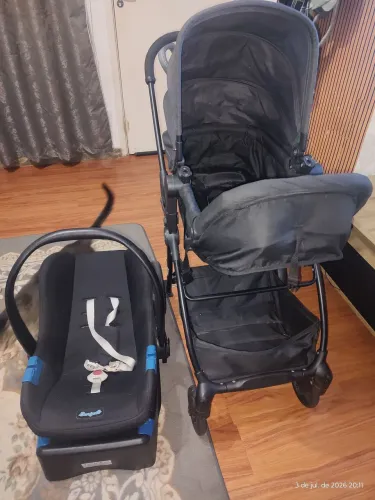 Carrinho de bebê Burigotto Convert completo