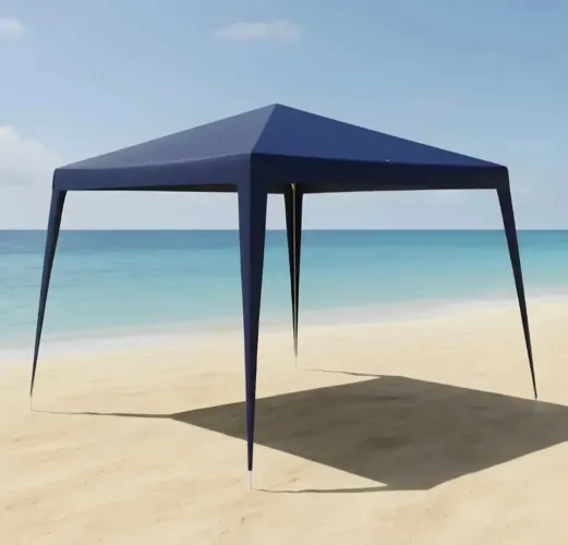 Tenda de praia Gazebo azul