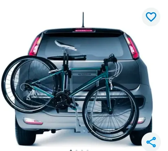 Suporte para bike no engate do carro
