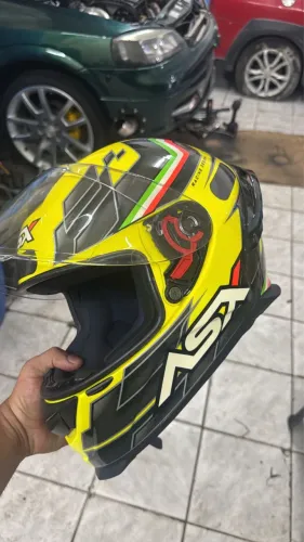 Capacete ASX Eagle Racing Italy Amarelo