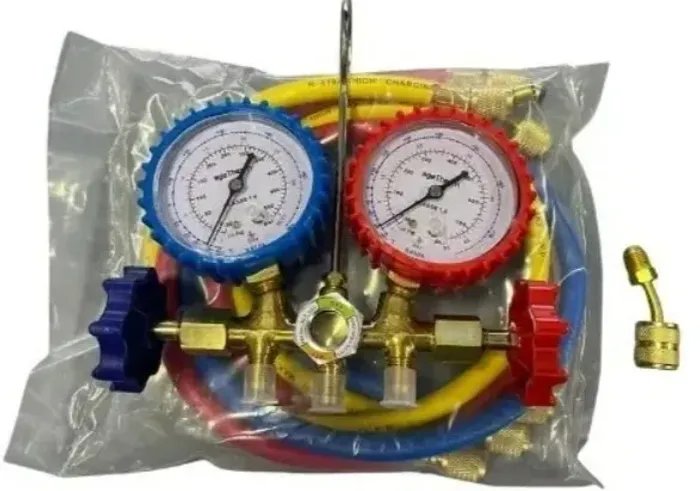 Manifold R410 Vulkan com Mangueira 90 cm para Ar Condicionado Inverter