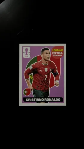 Figurinha Cristiano Ronaldo Legend Roxa