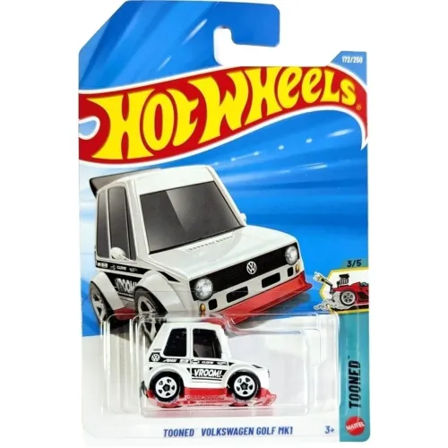 Hot Wheels Básico Mattel Tooned Volkswagen Golf MK1 