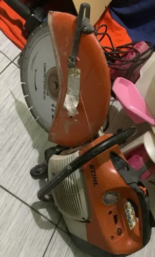cortador de pedra e ferro stihl ts 420 67 cm