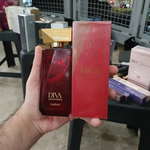 Diva Esplêndida 100ml Perfume Feminino Mulher Vermelho - Guistor Cosméticos