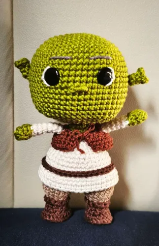 Shrek amigurumi