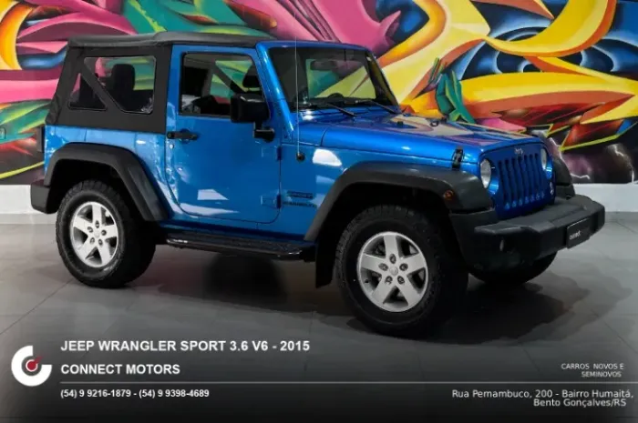 Jeep Wrangler Sport 3.6 V6 284cv 2P 2015