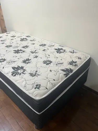 Cama box solteiro ortobom conjugado union ortopedic espuma