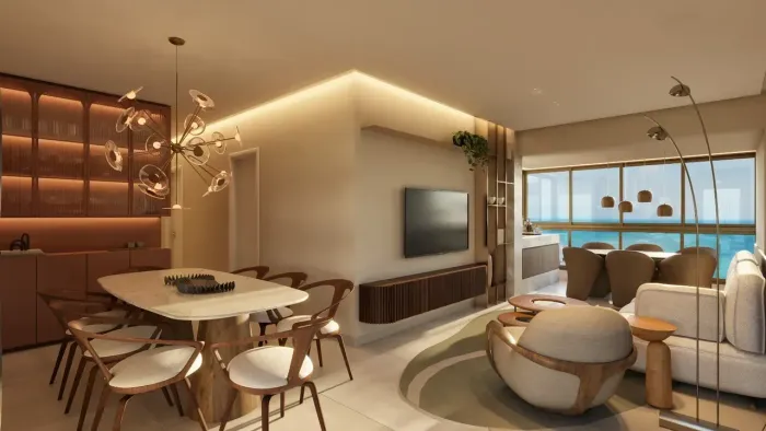Apartamentos no Edf. Costa Escandinava na Rua Setúbal de 107/110m², 4 quartos (3 suítes), 