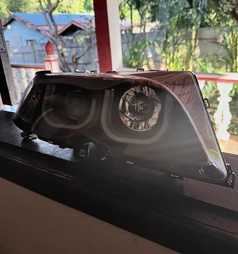 Par de Farol Angel Eye BMW E46, 325i 