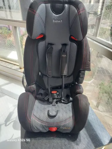 Cadeirinha Cosco Evolve-X Isofix 9 a 36 kg - Excelente Estado
