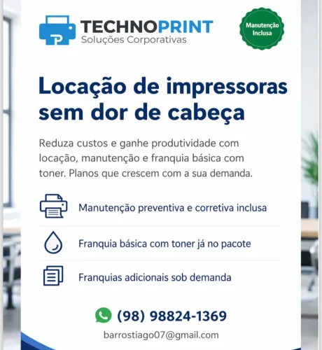 Impressoras e copiadoras Brother e Kyocera