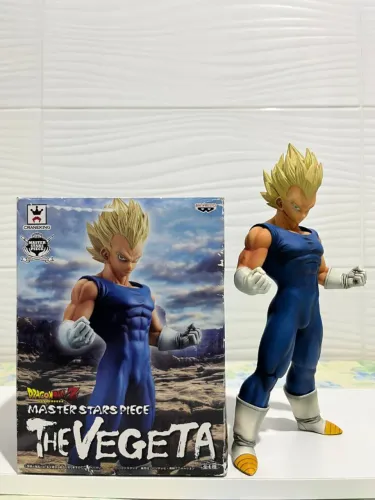 Action Figure Dragon Ball - Vegeta SJJ 26cm Master Stars Piece Banpresto Bandai Com Caixa