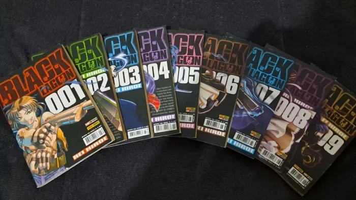 Mangá Black Lagoon Completo Vol 1-9