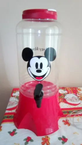 Suqueira de Acrílico do Mickey Mouse