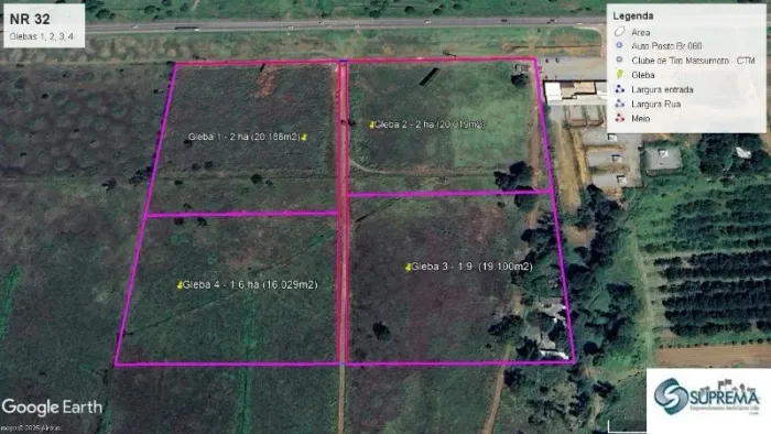 BR-060 COMERCIAL/INDUSTRIAL FRENTE À BR 060 8,7 HECTARES