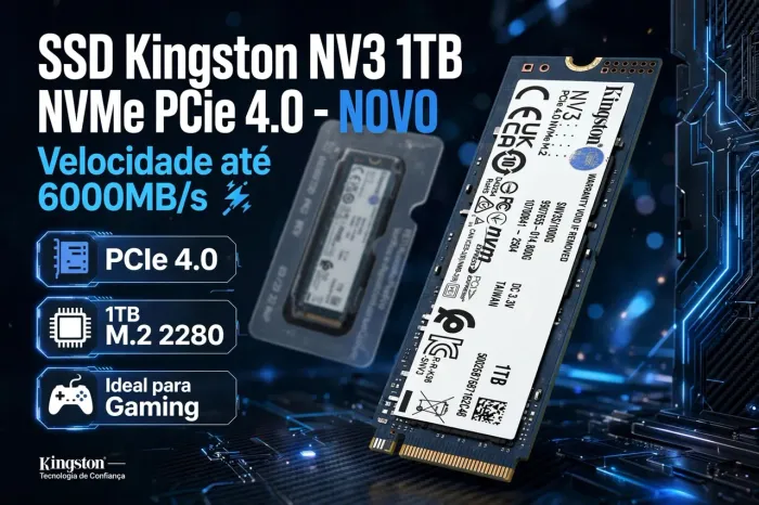 SSD Kingston 1TB Nv3 M.2 Nvme