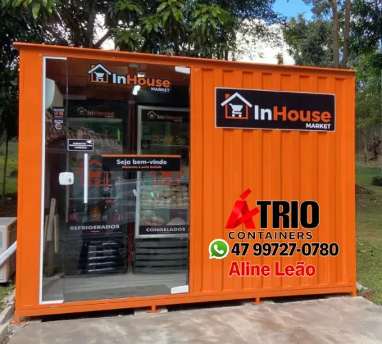 Fornecedora de container para minimercado