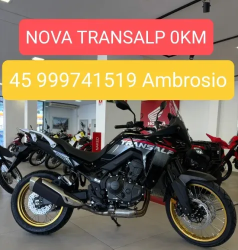 NOVA TRANSALP 750 PRETA OU BRANCA