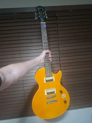 Guitarra epiphone slash signature com pedal brinde
