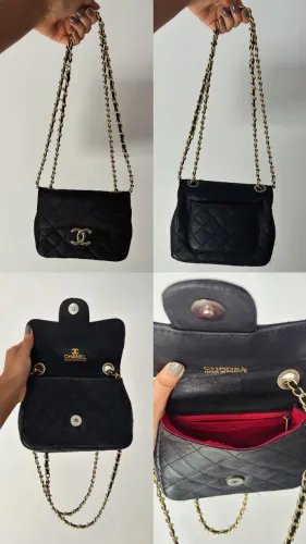 Bolsa preta de corrente