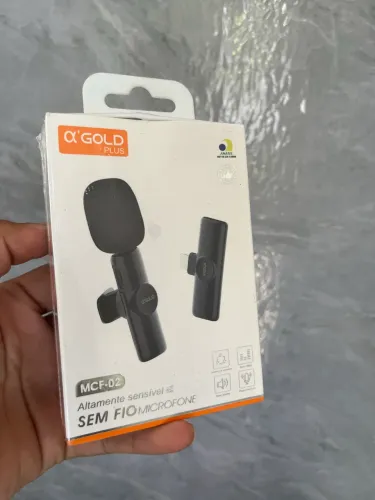 Microfone de lapela A Gold para celular- ENTREGA A DOMICÍLIO